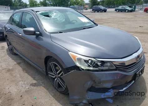 2016 Honda Accord Sport z USA, uszkodzony, nr VIN 1HGCR2F58GA076752